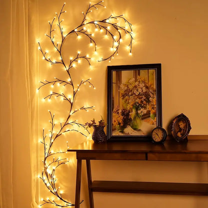 Flexible USB Tree Table Lamp with 8 Color Modes - Luxivelle