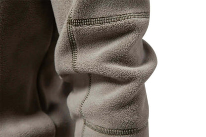 Warm Men's Fleece Coat with High Collar