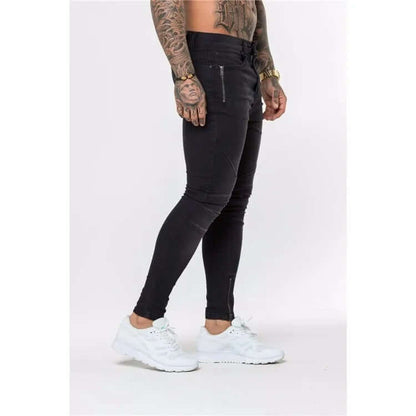 Men's Slim Fit Zipper Jeans