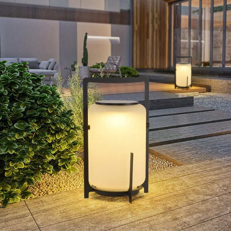 Outdoor Glass Solar Powered Garden Light