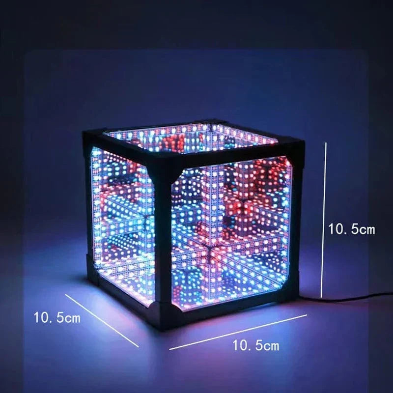 Colorful RGB Cube Table Lamp LED Light - Luxivelle