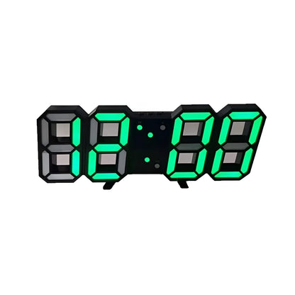Smart 3D LED Digital Wall Clock with Alarm