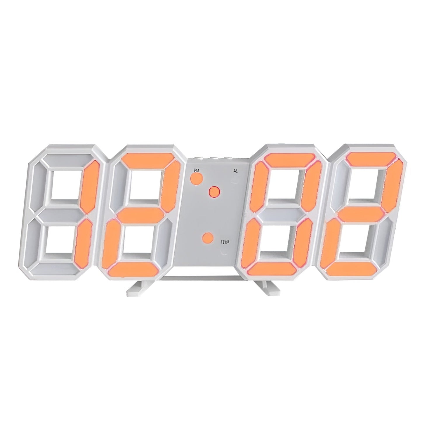 Smart 3D LED Digital Wall Clock with Alarm