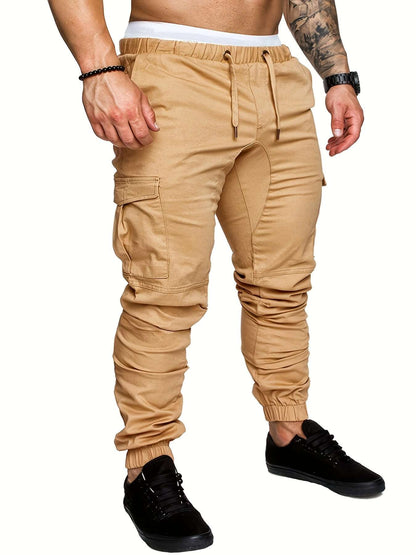 Comfortable Elastic Waist Jogger Pants for Men