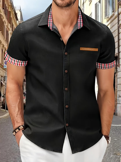 Casual Mens Short Sleeve Tee - Luxivelle