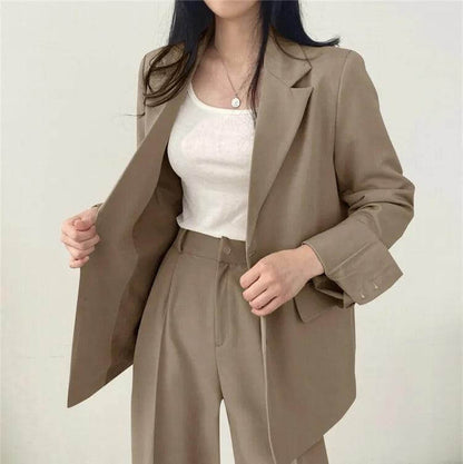 Classic Fit Jacket and Trousers Suit Set
