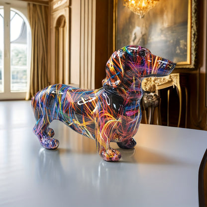 Fun Dog Figurine Dachshund Home Decor