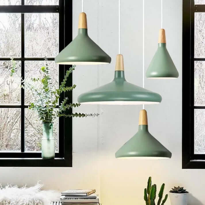 Sleek Metal Hanging Light