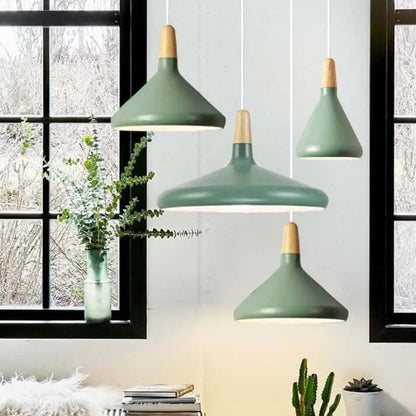 Sleek Metal Hanging Light