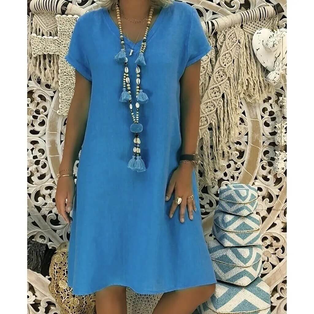 Breathable Cotton Summer Dress