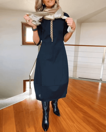 Floral Knee Length Lady Dress