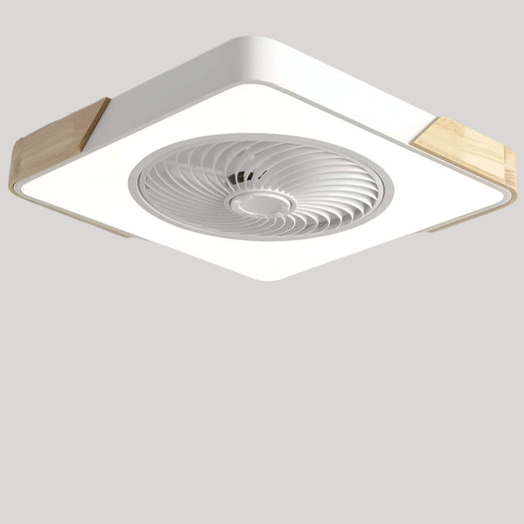 Sleek Silent Ceiling Fan with LED and Remote Control