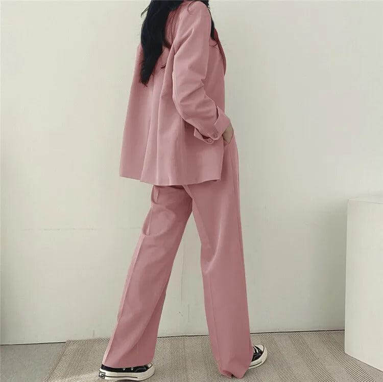 Classic Fit Jacket and Trousers Suit Set