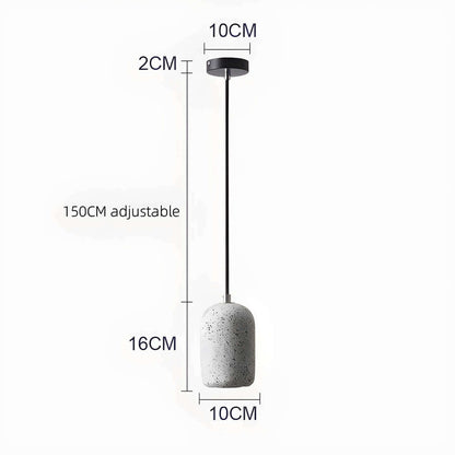 Rustic Metal Hanging Ceiling Light, 16cm Glass Shade
