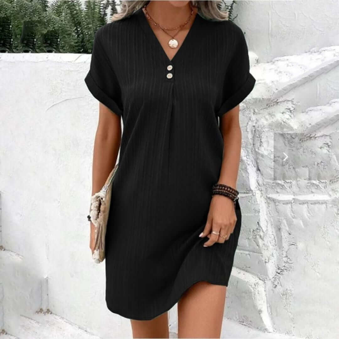 Comfy Short Sleeve Summer Dress