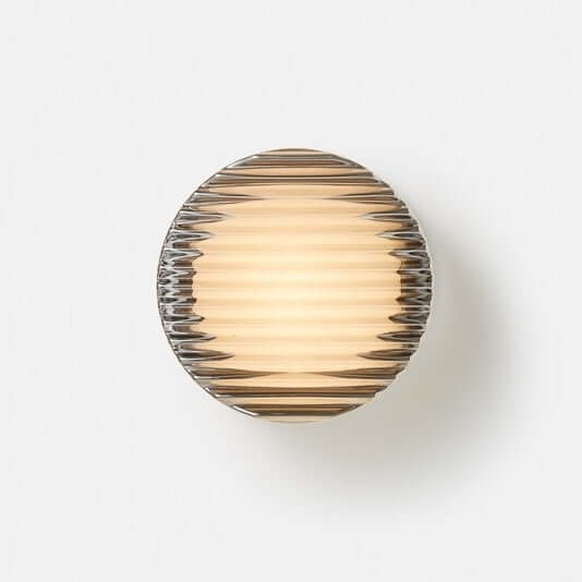 Contemporary Circular LED Outdoor Wall Lamp