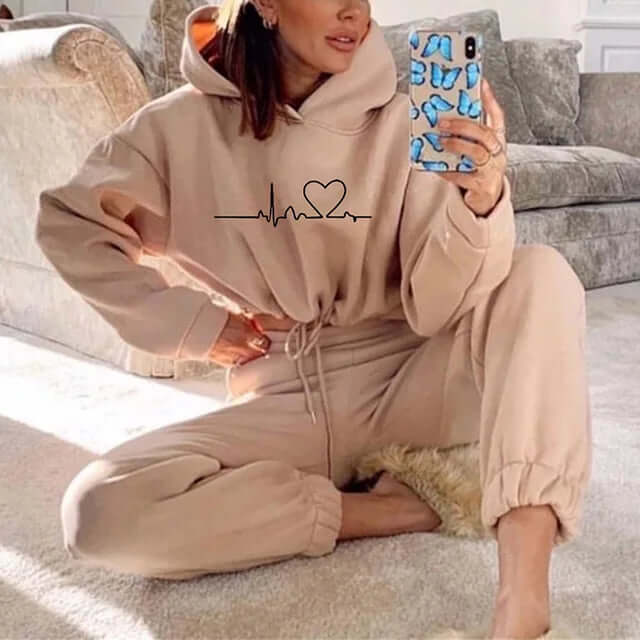 Ladies Fitness Tracksuit Set