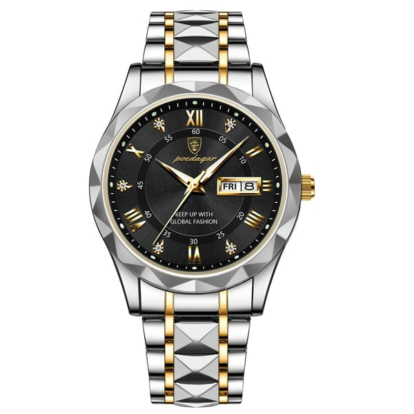 Premium Mens Water Resistant Watch with Date Display