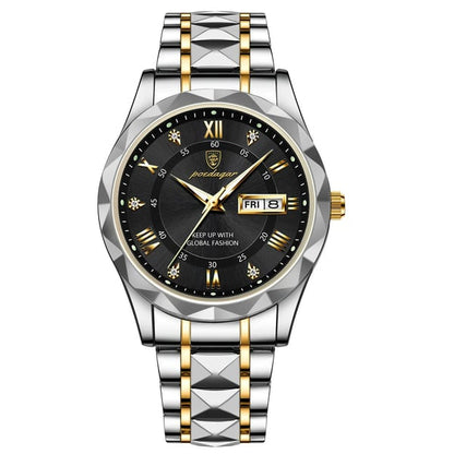 Premium Mens Water Resistant Watch with Date Display