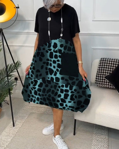 Classic Ladies Floral Midi Dress