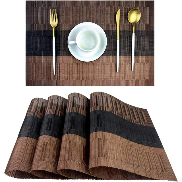Durable Easy Clean Table Placemats Set of 4 - Luxivelle