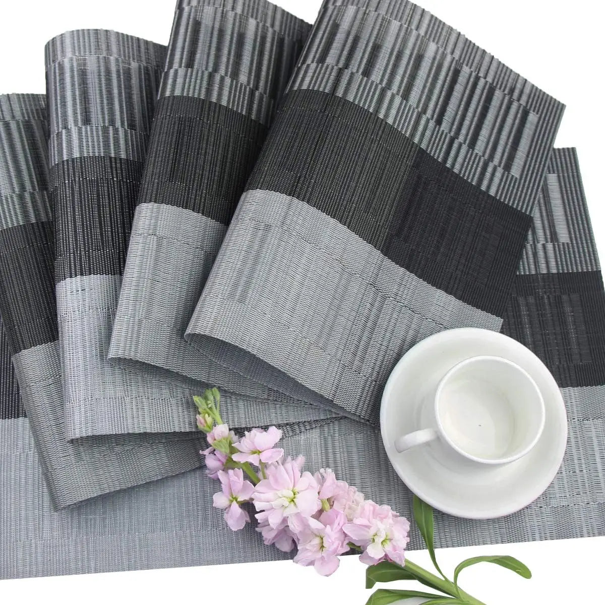 Durable Easy Clean Table Placemats Set of 4