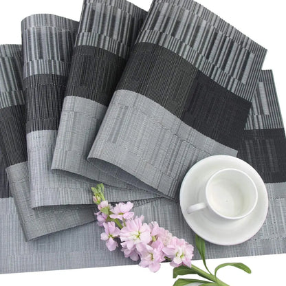 Durable Easy Clean Table Placemats Set of 4