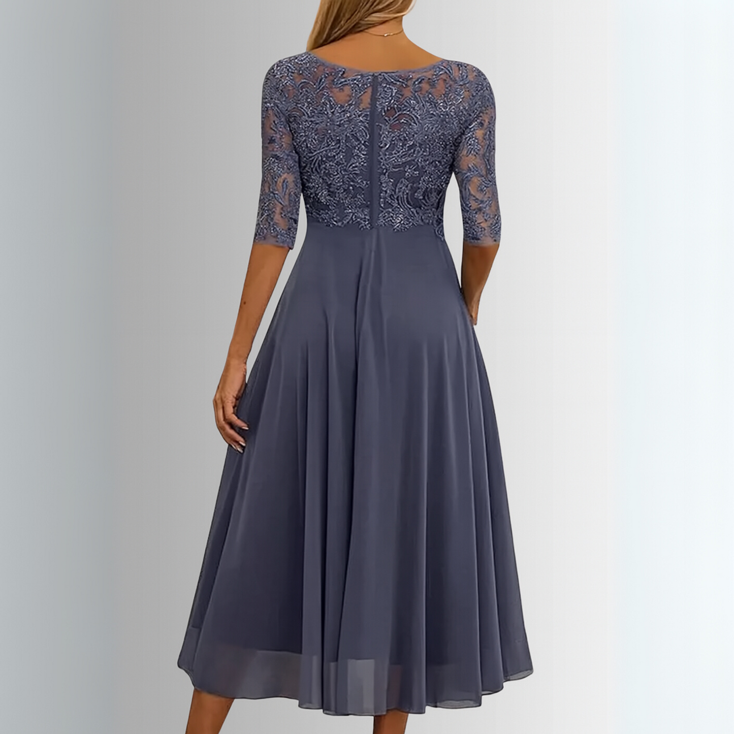 Beautiful Floral Evening Dress