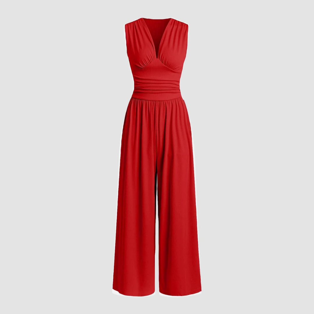 Elastic Soft Loose Fit Jumpsuit - Luxivelle