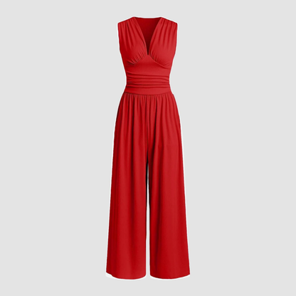 Elastic Soft Loose Fit Jumpsuit - Luxivelle