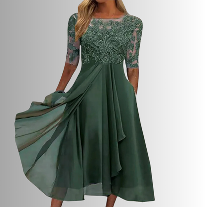 Beautiful Floral Evening Dress