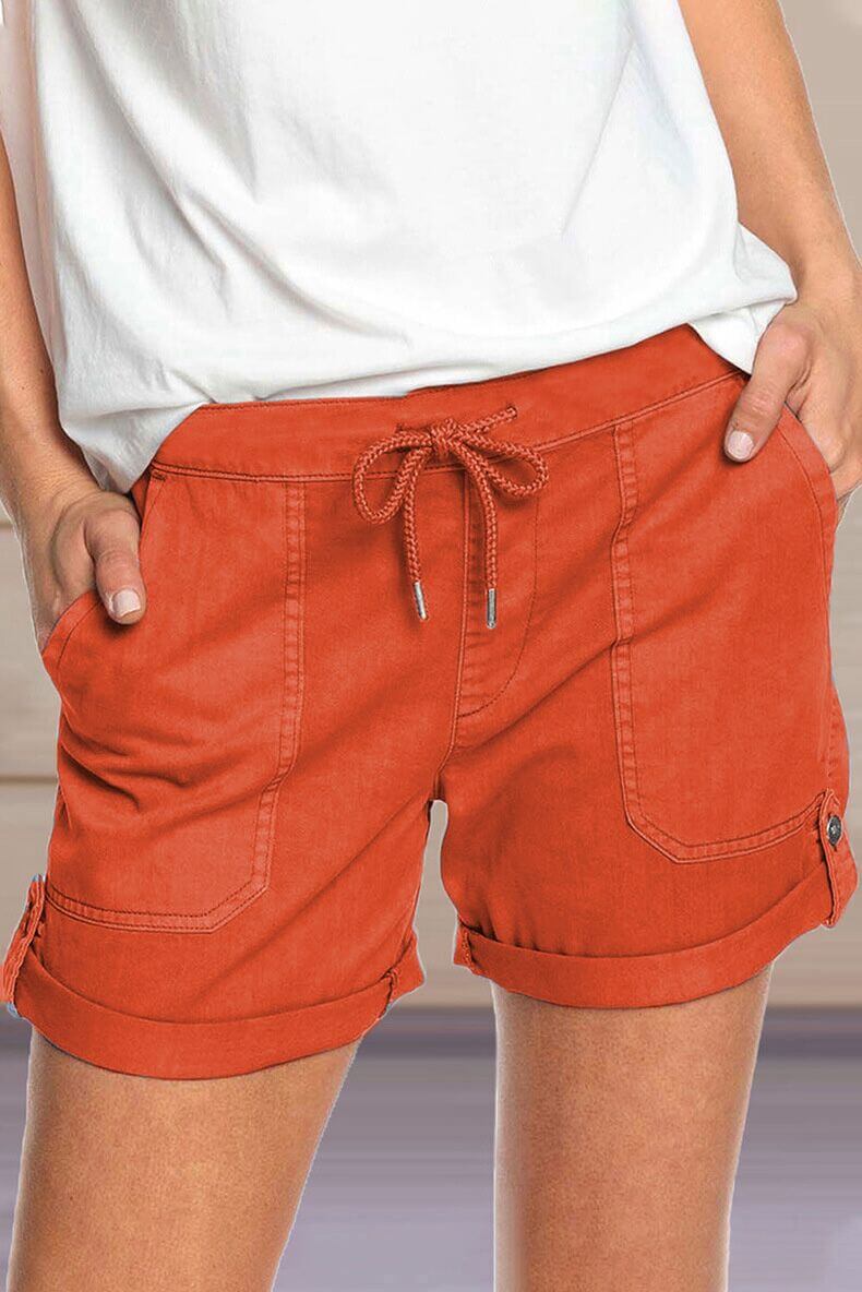 Comfortable Elastic Waist Women's Shorts