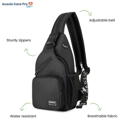 Versatile Canvas Cross Body Travel Tote Bag