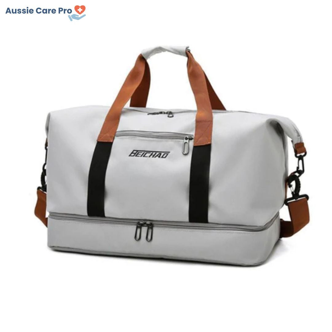 Waterproof Gym & Travel Bag with Separate Shoe Pocket - Luxivelle