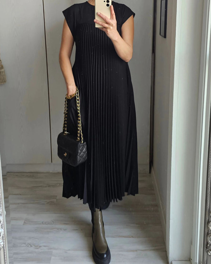 Flowy Long Sleeve Maxi Dress
