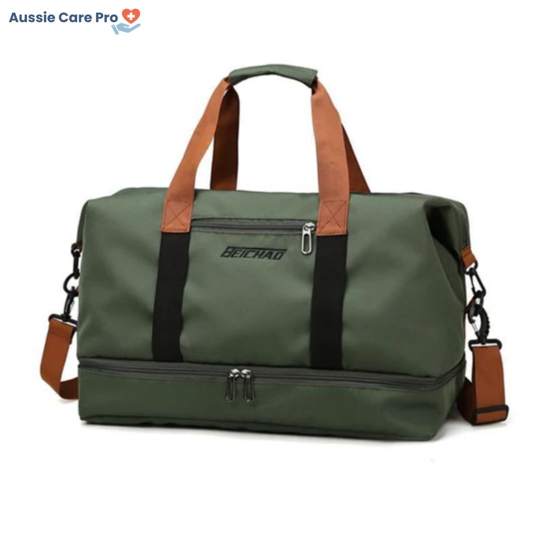 Waterproof Gym & Travel Bag with Separate Shoe Pocket