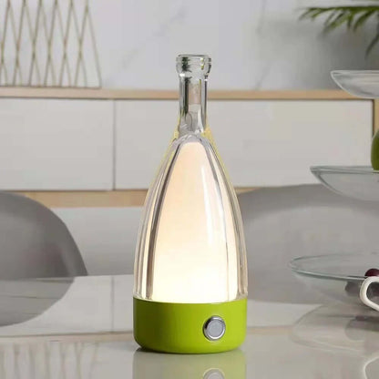 Battery Powered Wine Bottle Table Lamp