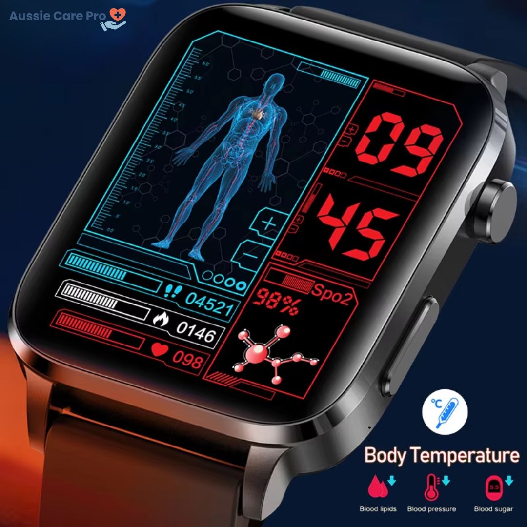 Advanced Health Monitoring Smartwatch | Blood Sugar Tracker