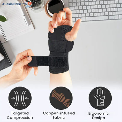 Comfortable Wrist Brace with Adjustable Support