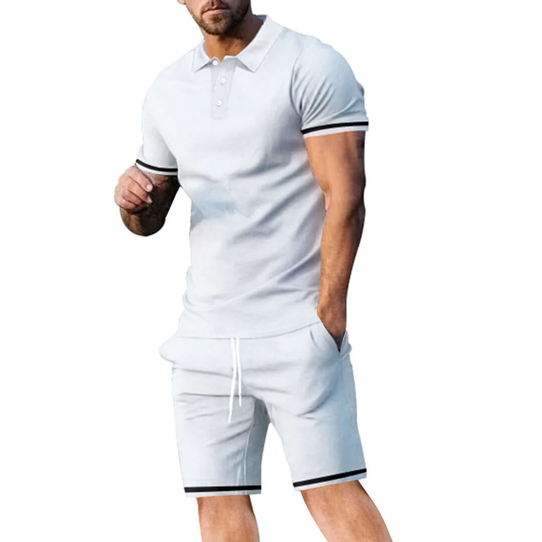 Relaxed Fit Summer Clothing Set for Men