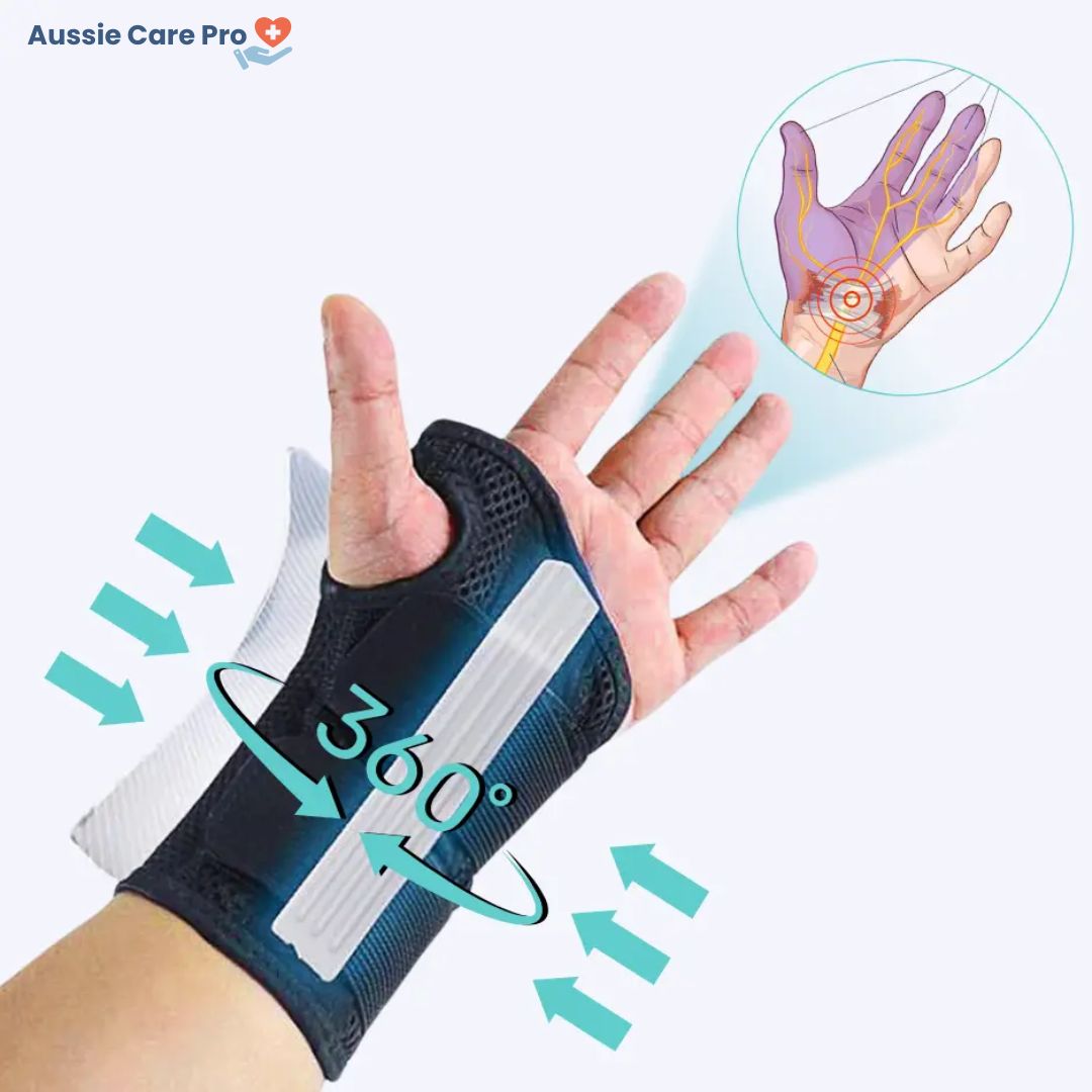 Comfortable Wrist Brace with Adjustable Support