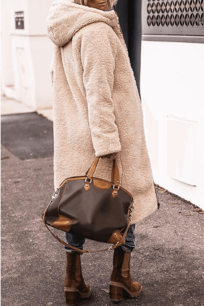 Warm Double Sided Women's Parka Coat - Luxivelle