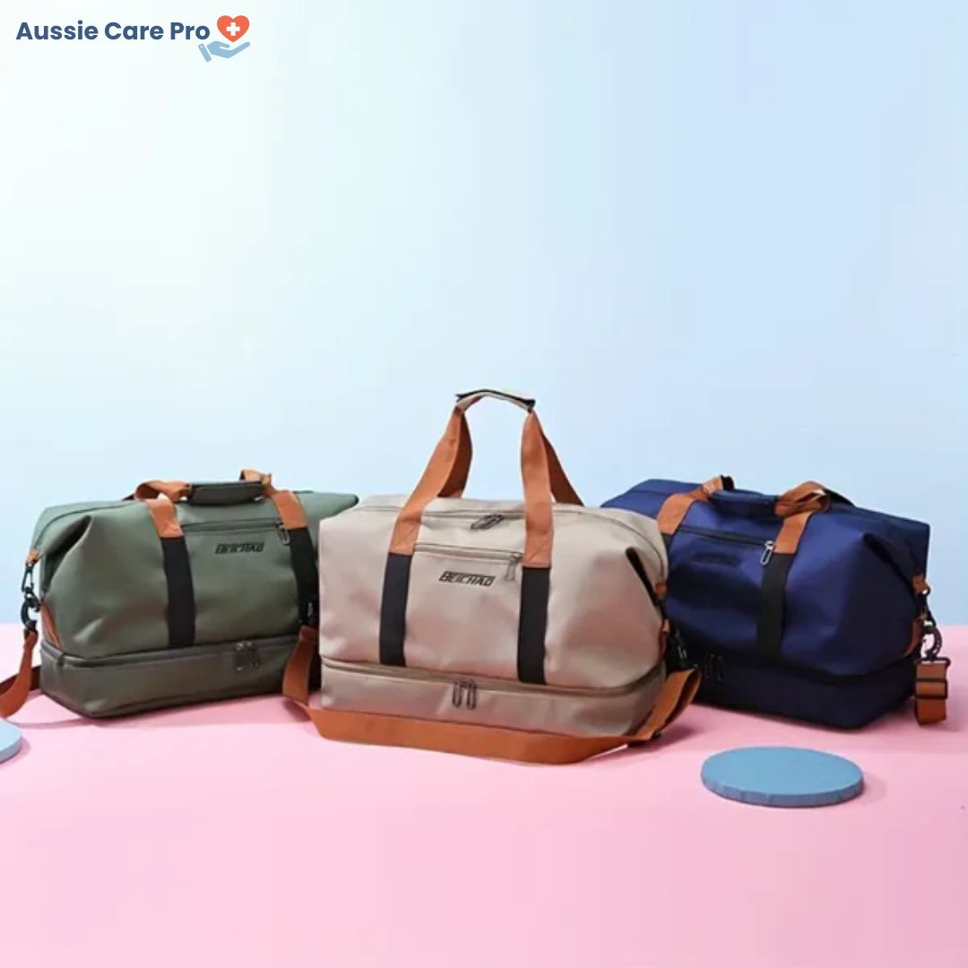 Waterproof Gym & Travel Bag with Separate Shoe Pocket