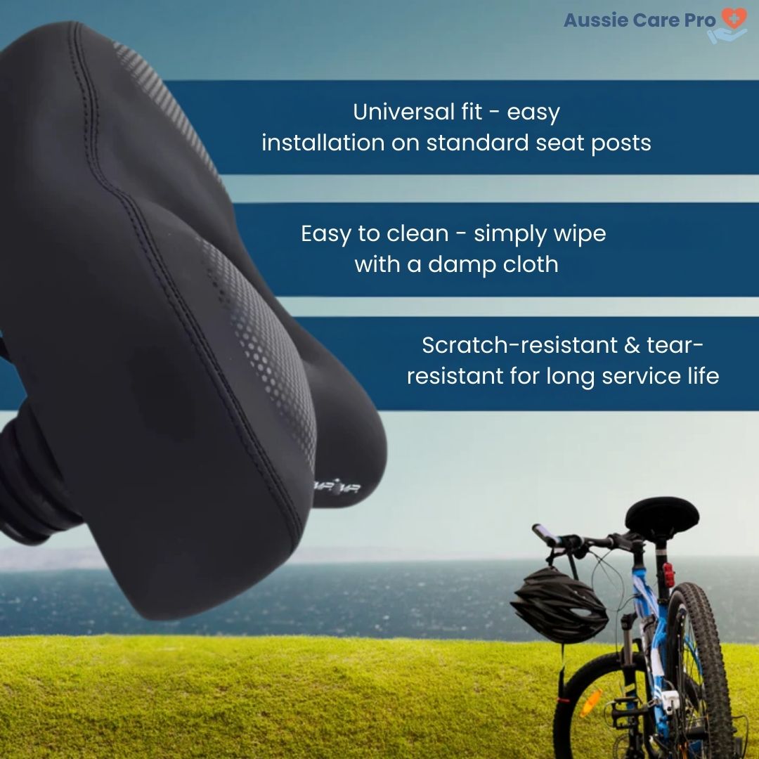 Soft Cushion Bike Seat – Padded Gel Bicycle Saddle