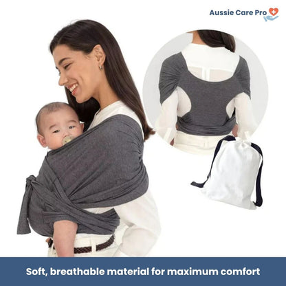 Comfortable Baby Carrier Sling - Adjustable Ergonomic Wrap