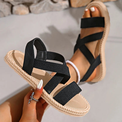 Comfortable Braided Flat Sandals