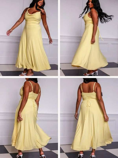 Stylish Long Sleeve Maxi Dress