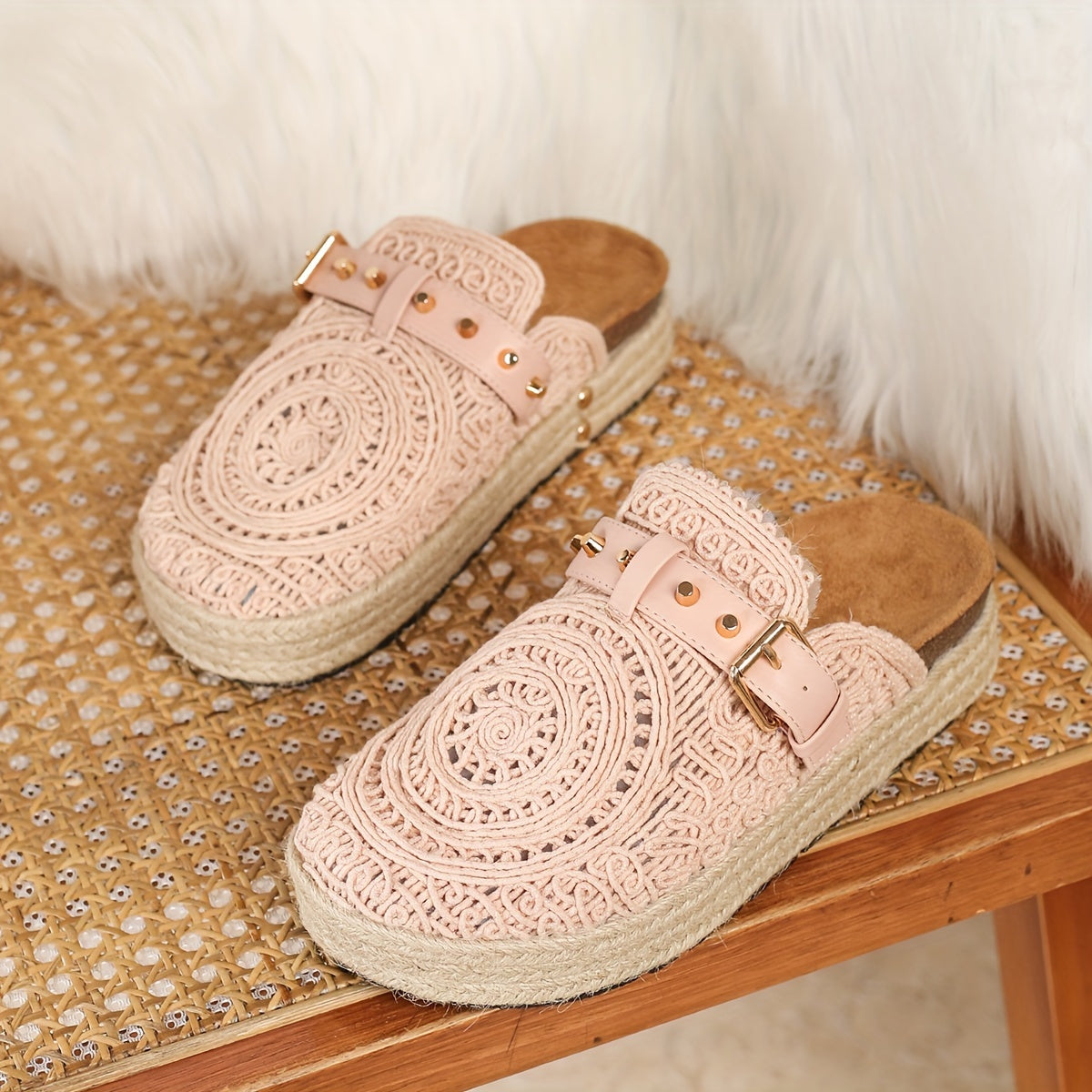 Bohemian Handmade Crochet Slippers
