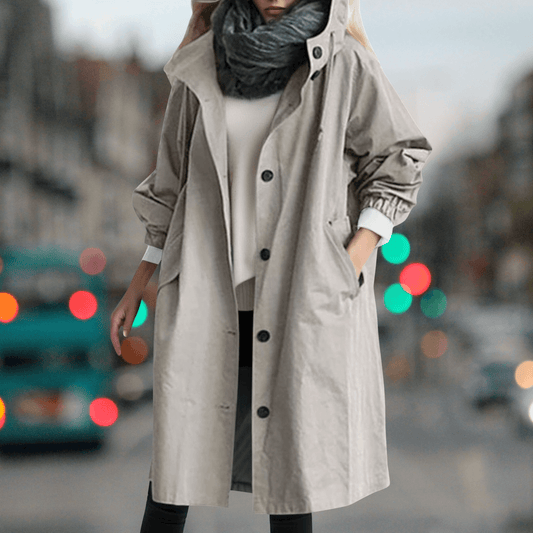 Waterproof Insulated Ladies Trench Coat - Luxivelle
