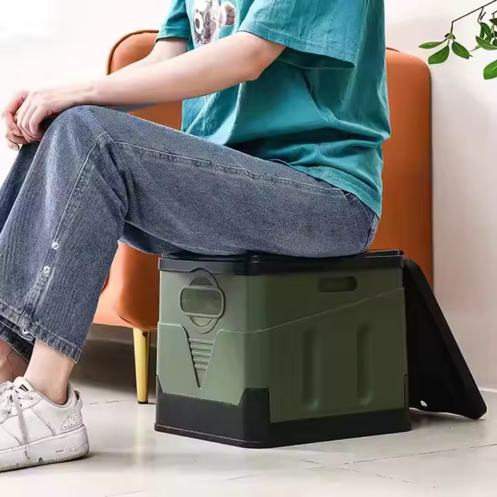 Compact Collapsible Toilet for Outdoor Use - Luxivelle